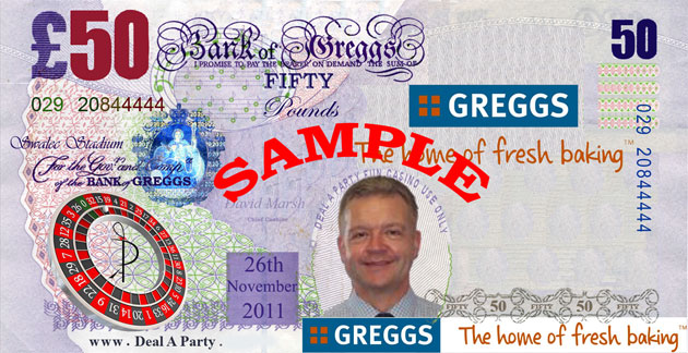 Greggs Casino Party